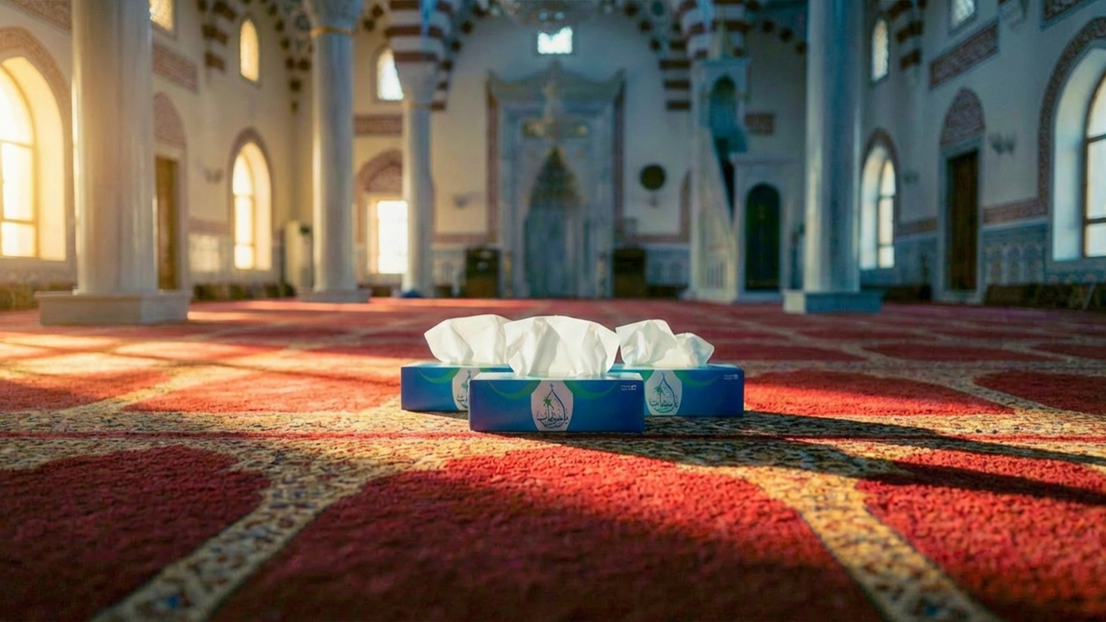 طقم علب مناديل للمساجد