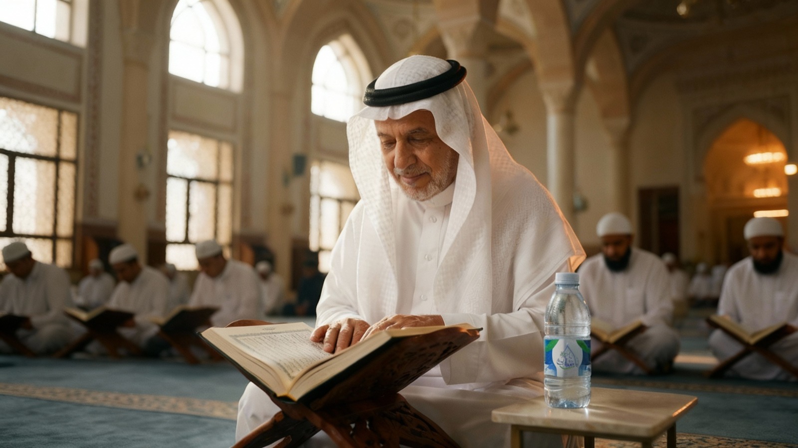 طاولة جانبية صغيرة للمصحف